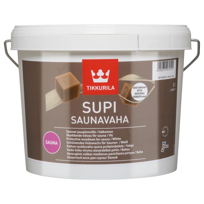 Supi Saunavaha Valkoinen 3 L