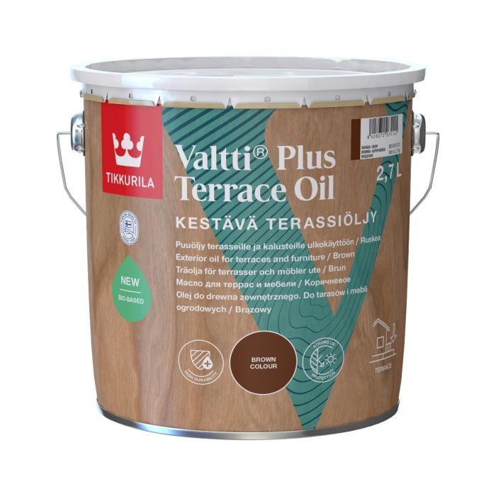 Valtti Plus Terassiöljy ruskea 3L