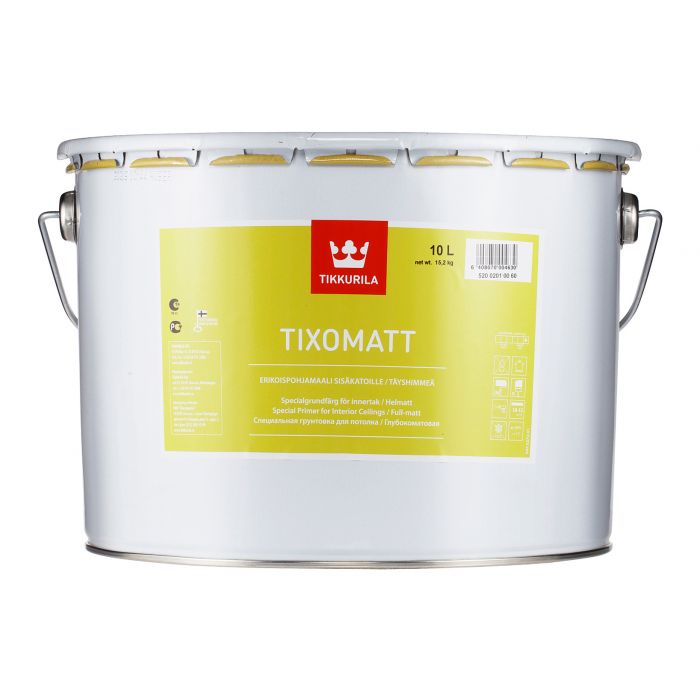 Tixomatt sisäkattomaali valkoinen 10L
