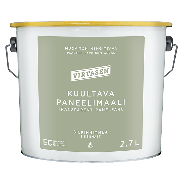 Virtasen Paneelimaali kuultovalkoinen 10L