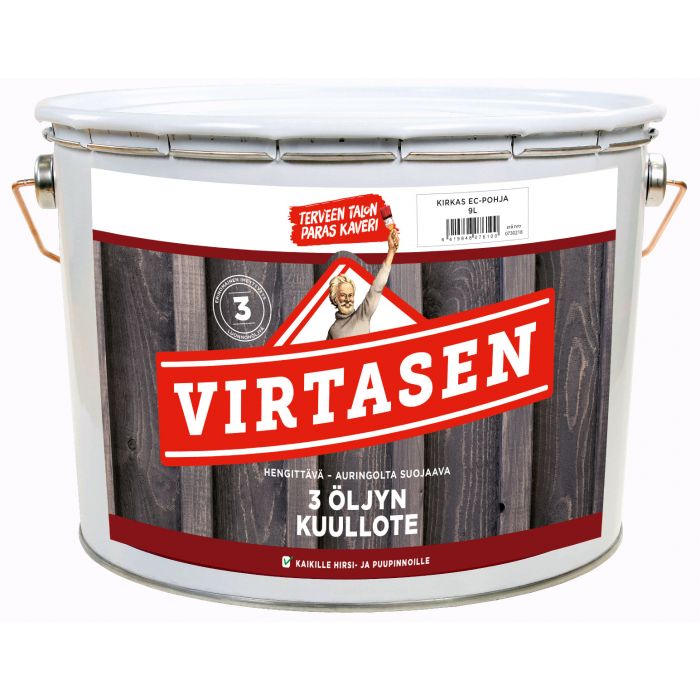 Virtasen 3 Öljyn Kuullote 9L