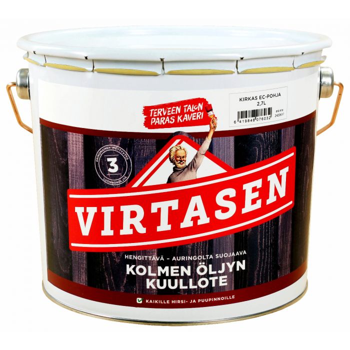 Virtasen 3 Öljyn Kuullote 2,7L