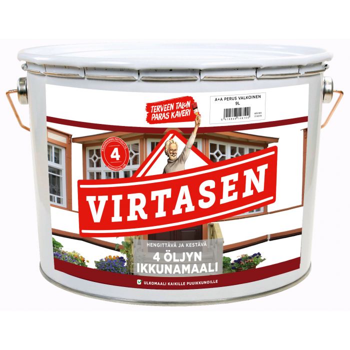 Virtasen 4 Öljyn Ikkunamaali 2,7L