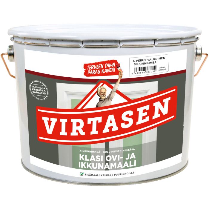 Virtasen Klasi Ovi- ja Ikkunamaali kiiltävä 2,7L