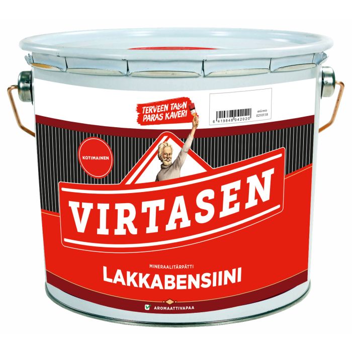 Virtasen Lakkabensiini 1L Aromaattivapaa