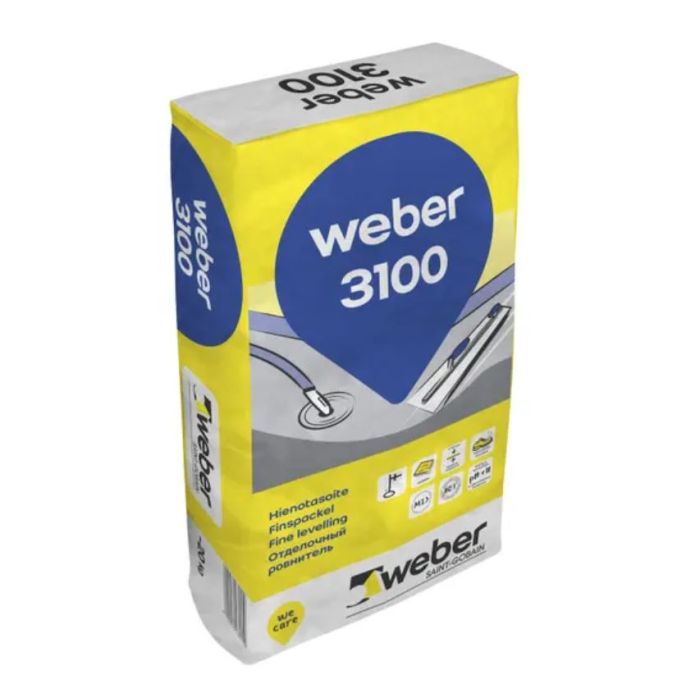 Weber 3100 Hienotasoite 20kg 0-10 mm
